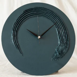 Modern Minimalist Concrete 3D Textured Wall Clock | Shop Flash Deal